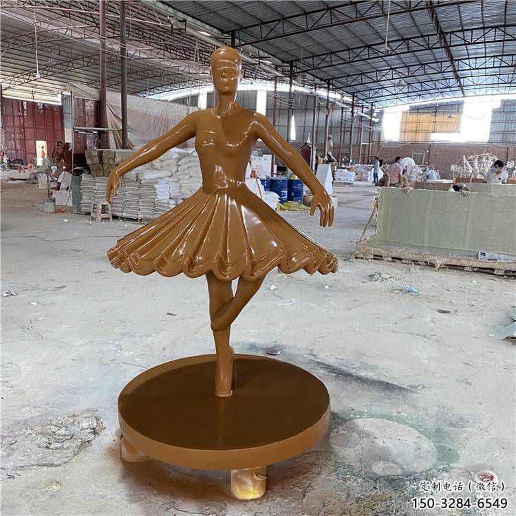 演員雕塑,跳舞人物小品,玻璃鋼跳舞演員雕塑廠家
