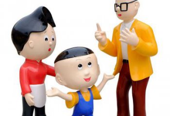 大頭兒子雕塑廠家，卡通熊出沒雕塑，影視劇動(dòng)漫主題