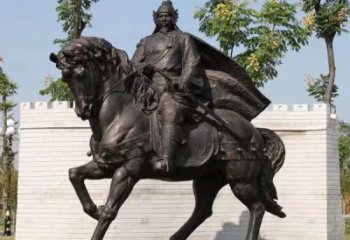 岳飛雕塑廠家，民族英雄人物雕塑，廣場(chǎng)紀(jì)念主題人物雕塑