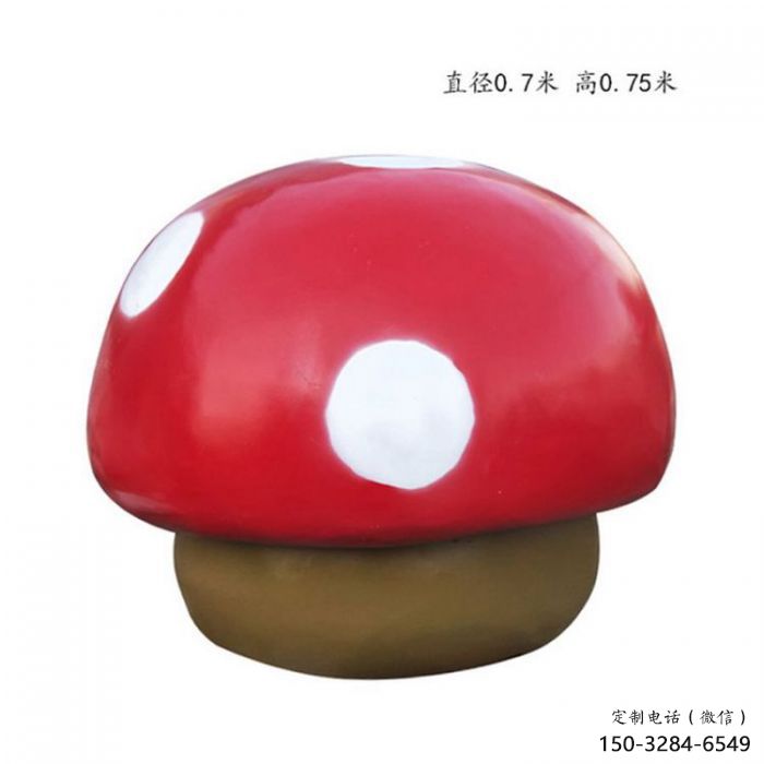 蘑菇雕塑廠家,創意蔬菜擺件,玻璃鋼蘑菇雕塑小品