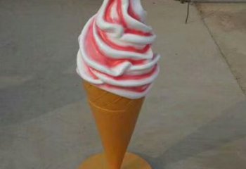 冰淇淋雕塑廠家，景觀擺件仿真，玻璃鋼仿真冰淇淋雕塑