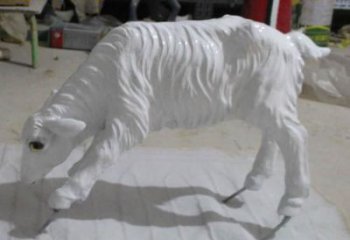 綿羊雕塑廠家，仿真玻璃鋼綿羊雕塑廠