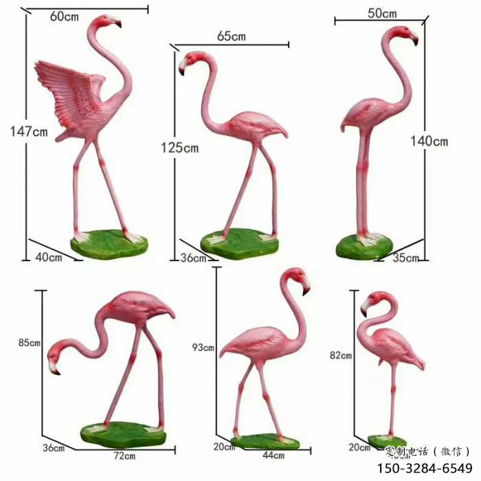 丹頂鶴雕塑廠家，園林飛鳥擺件，玻璃鋼丹頂鶴雕塑廠