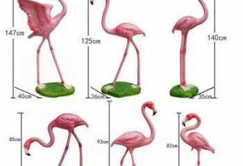 丹頂鶴雕塑廠家，園林飛鳥擺件，玻璃鋼丹頂鶴雕塑廠