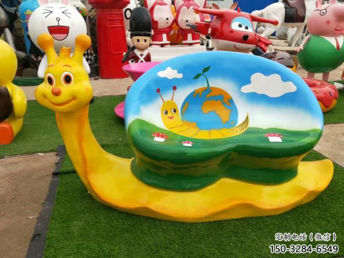 坐凳雕塑廠家，蝸牛坐凳雕塑，商場公園景觀小品