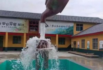 天壺雕塑廠家，公園景觀雕塑，玻璃鋼天壺雕塑廠