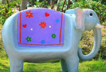 座椅雕塑，園林公園小品，大象座椅雕塑廠家