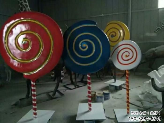 仿真棒棒糖雕塑