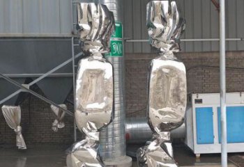 店門口仿真糖果雕塑