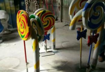 步行街卡通糖果雕塑