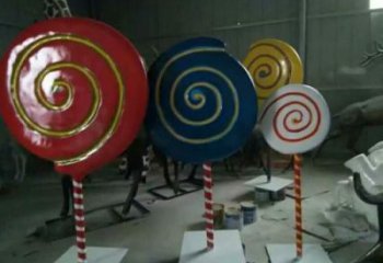 仿真棒棒糖雕塑