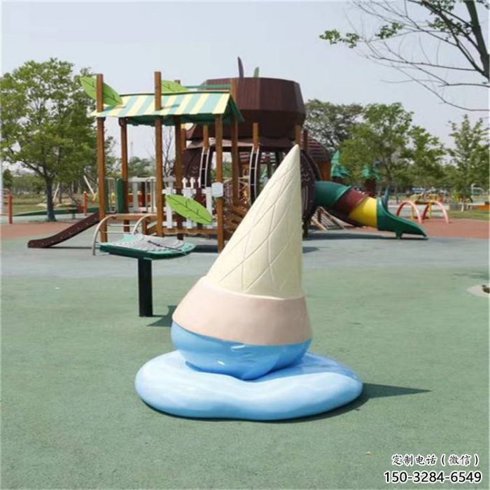 幾何雪糕雕塑 飯店雪糕雕塑 冷飲主題擺件