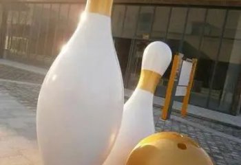 大型保齡球雕塑 城市保齡球雕塑
