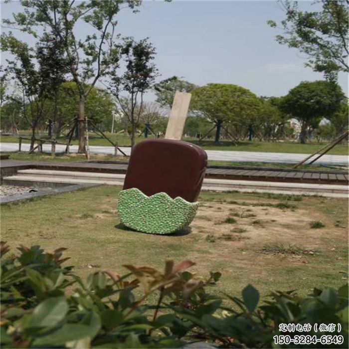 彩繪雪糕雕塑 大型雪糕雕塑 近代主題小品