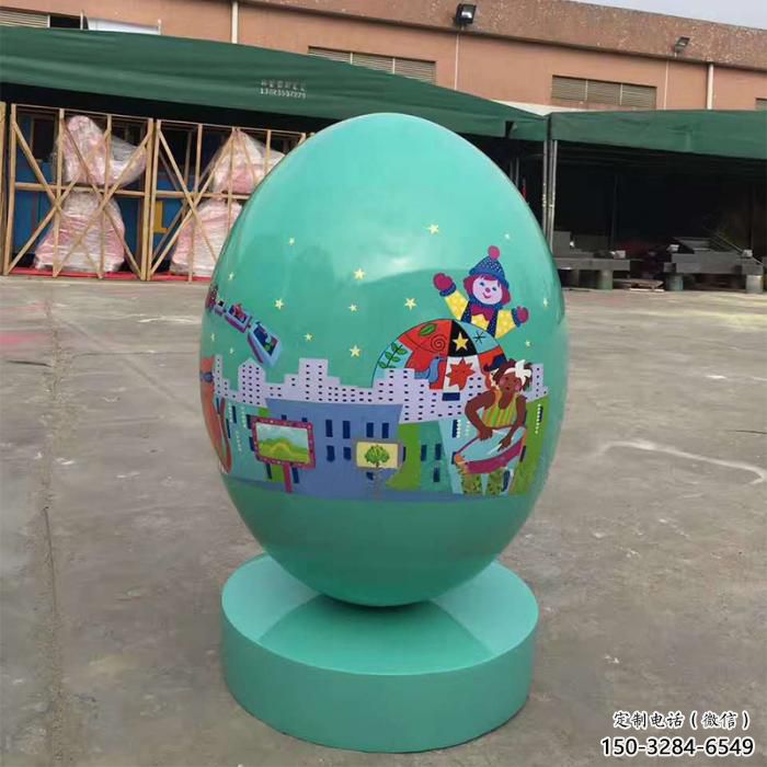 仿真彩蛋雕塑 園林彩蛋雕塑