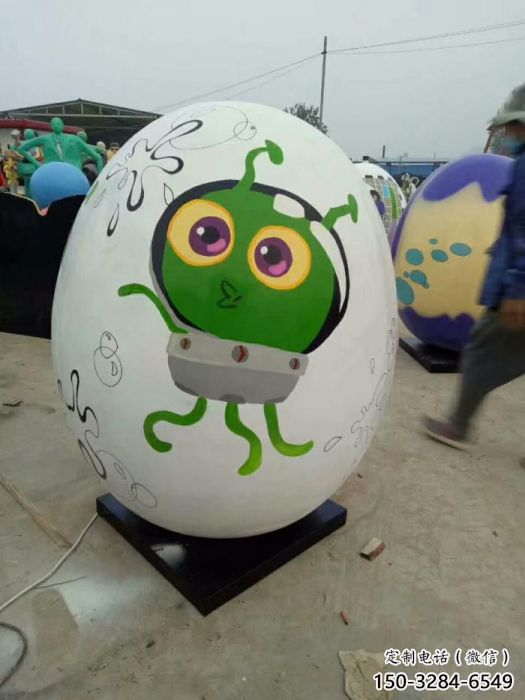 創意彩蛋雕塑 園林彩蛋雕塑