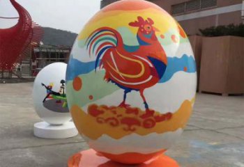 創意彩蛋雕塑 城市彩蛋雕