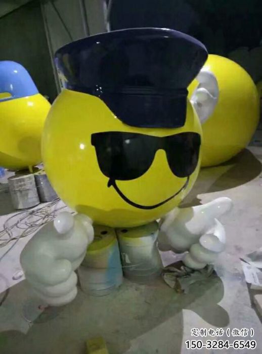 笑臉雕塑 商場笑臉雕塑 動(dòng)漫主題小品