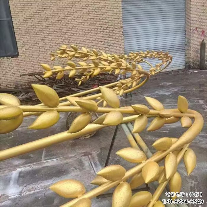 風景區水稻雕塑廠家 售樓處廣場雕塑 仿古擺件