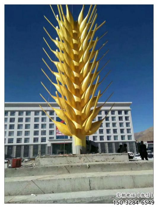 大型麥穗雕塑廠家 步行街宣傳雕塑 仿真擺件