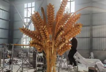 仿真青稞雕塑廠家 酒店公園雕塑 風景區擺件