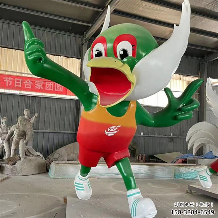 創(chuàng)意飛鳥雕塑廠家 步行街店門口雕塑 家禽小品