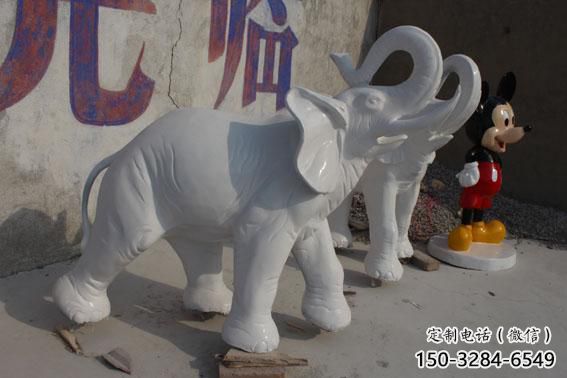 古銅色大象雕塑廠家 大型城市雕塑 商業街擺件