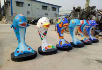 風景區(qū)海豚雕塑廠家 售樓處廣場雕塑 仿古擺件