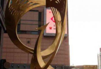 大型鳳凰雕塑廠家 商業街廣場雕塑 古銅色擺件