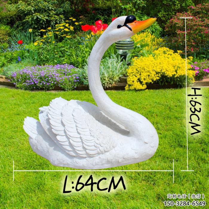 仿真天鵝雕塑 酒店公園雕塑 風(fēng)景區(qū)擺件