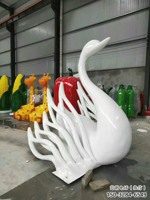 園林天鵝雕塑 風(fēng)景區(qū)仿真雕塑 廣場小品