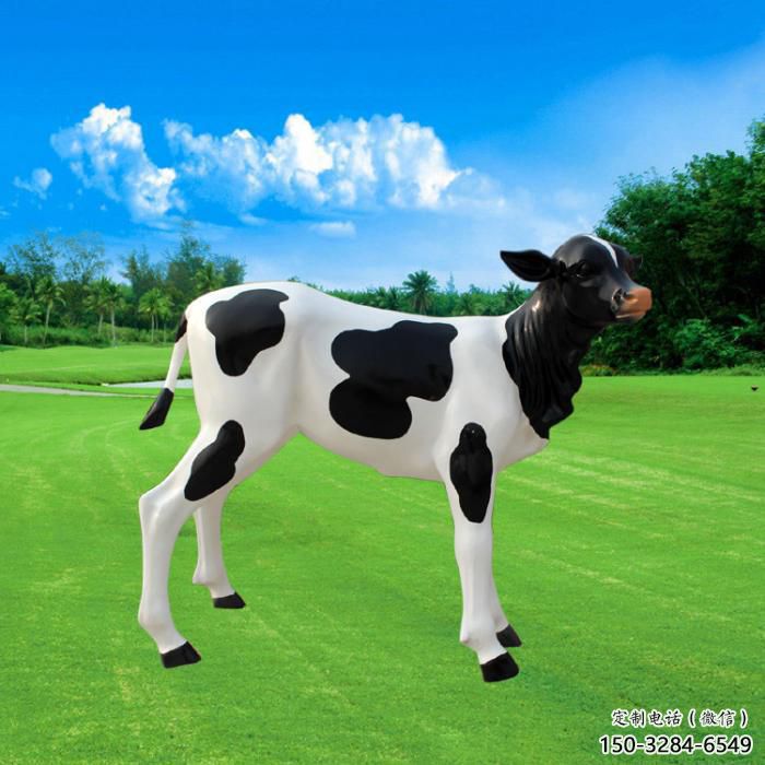 園林奶牛雕塑 風景區仿真雕塑 廣場小品