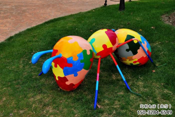 售樓處螞蟻雕塑 商業街圣誕節雕塑 動物擺件