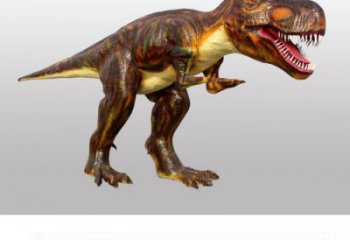 城市恐龍雕塑 風景區彩繪雕塑 抽象擺件