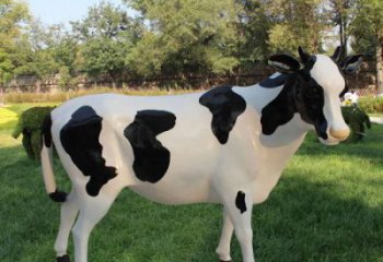 大型奶牛雕塑 步行街宣傳雕塑 仿真擺件