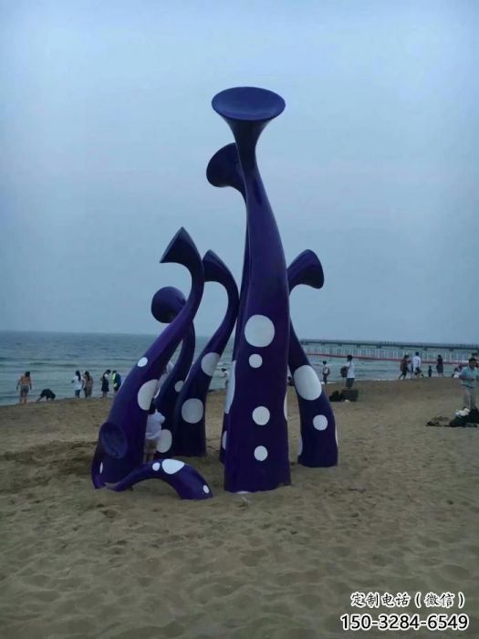 售樓處水母雕塑 商業街仿真雕塑 海洋生物擺件