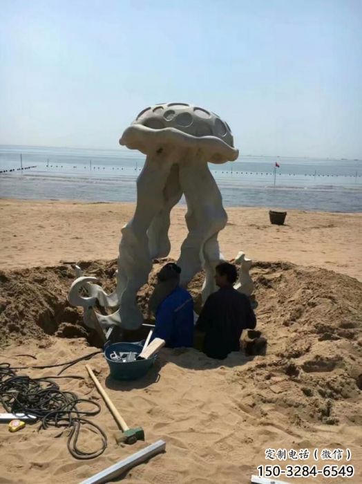 園林水母雕塑 風景區仿真雕塑 廣場小品