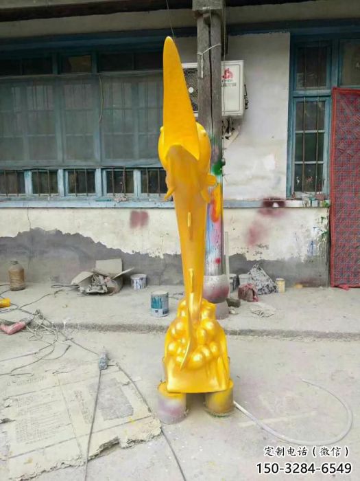 仿真劍魚雕塑 酒店公園雕塑 風景區擺件