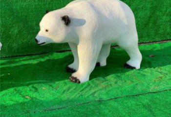 售樓處北極熊雕塑 商業(yè)街仿真雕塑 動物擺件