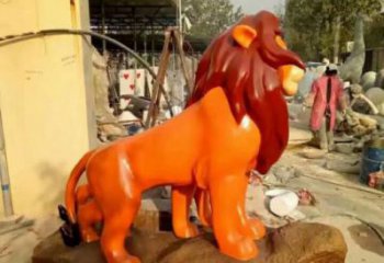 大型獅子雕塑 步行街宣傳雕塑 仿真擺件
