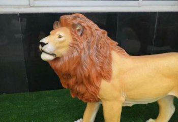 商場獅子雕塑 仿真動物雕塑 店門口小品