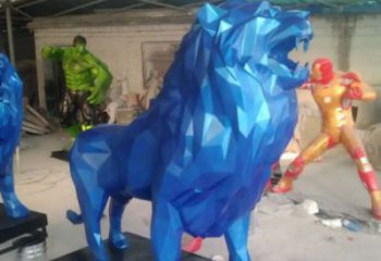 風景區獅子雕塑 售樓處廣場雕塑 仿古擺件