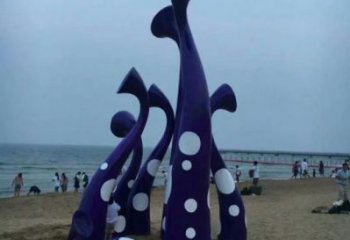 售樓處水母雕塑 商業街仿真雕塑 海洋生物擺件