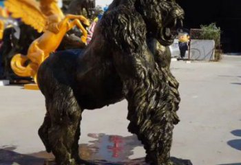 大型黑猩猩雕塑 步行街宣傳雕塑 仿真擺件