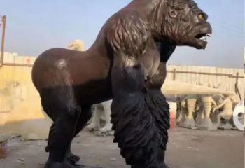 商場黑猩猩雕塑 仿真動物雕塑 店門口小品