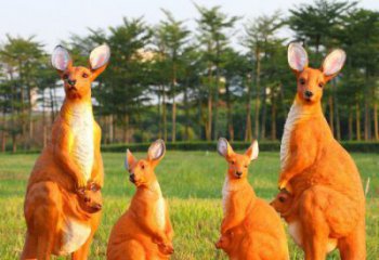 仿真袋鼠雕塑產(chǎn)品 酒店公園雕塑 風(fēng)景區(qū)擺件