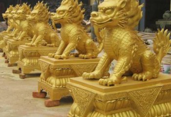 創意獨角獸雕塑 步行街店門口雕塑 動物小品