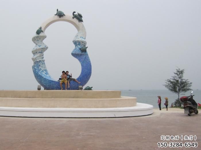 大型海星雕塑 商業(yè)街廣場(chǎng)雕塑 古銅色擺件