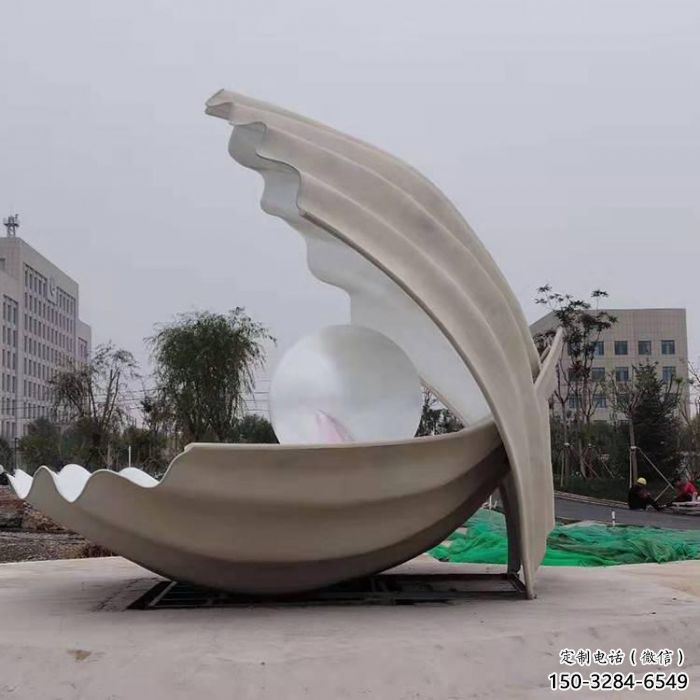 創意貝殼雕塑 步行街店門口雕塑  景觀小品