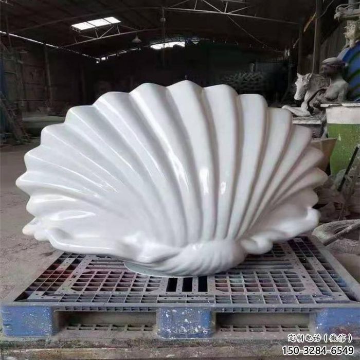 大型貝殼雕塑 步行街宣傳雕塑 仿真擺件